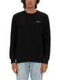 PAUL SMITH Men's Regular Fit Organic Cotton Logo Sweatshirt