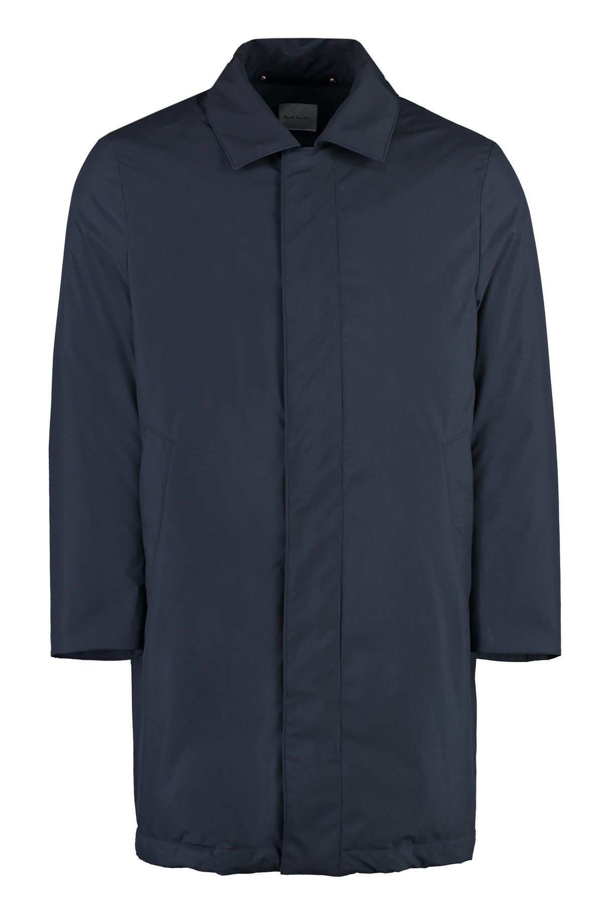 PAUL SMITH Blue Technical Fabric Parka Jacket for Men - FW23