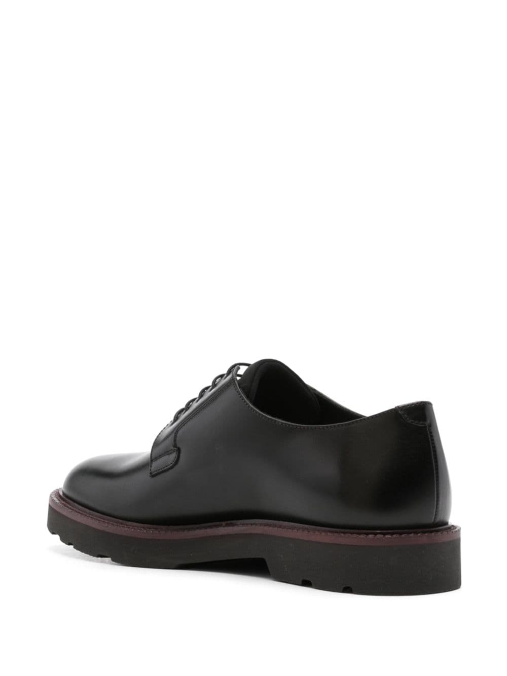 PAUL SMITH Elegant Almond Toe Derby Dress Shoes