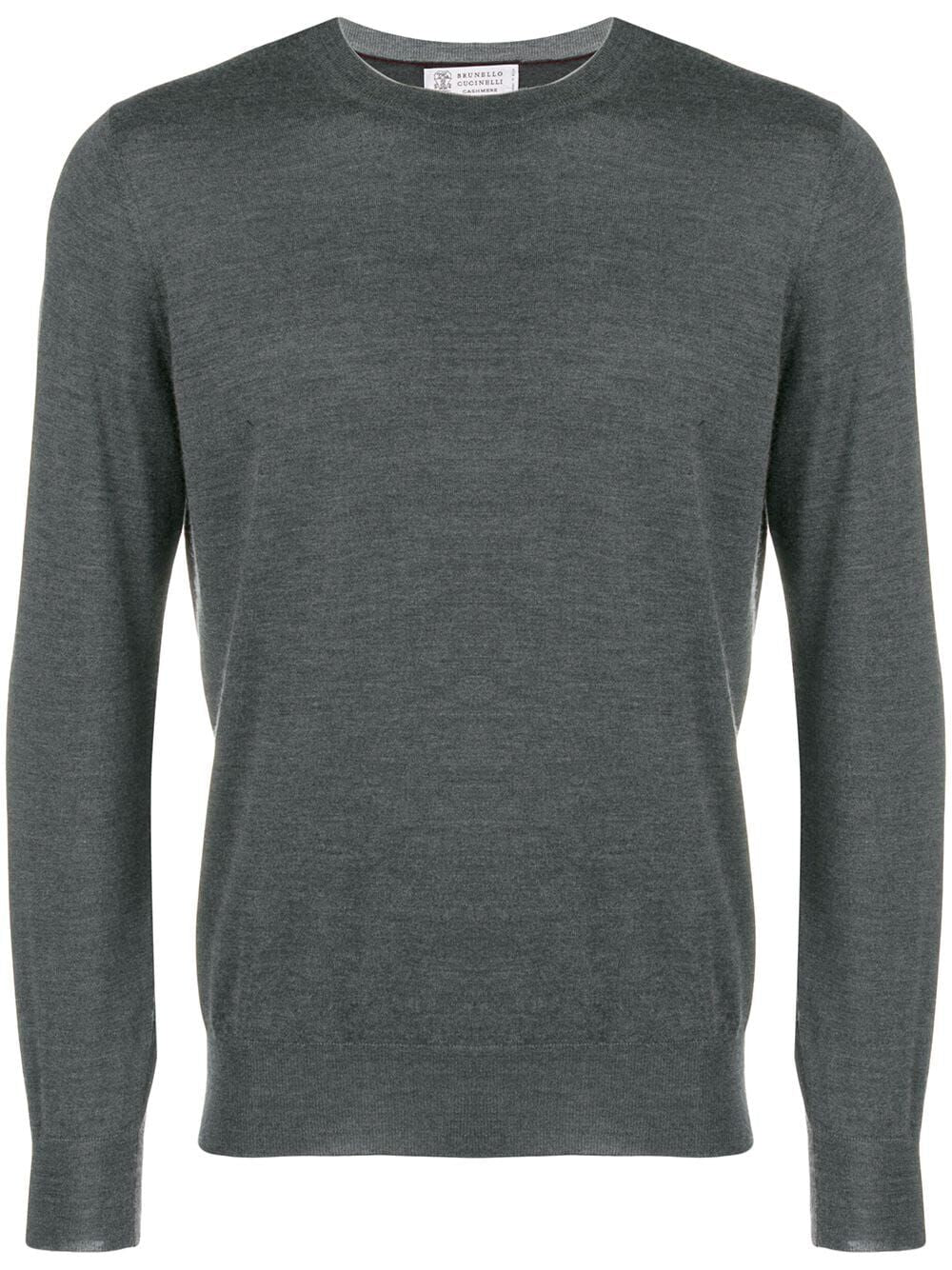 BRUNELLO CUCINELLI Cashmere Silk Crew Neck Sweater for Men - Fall/Winter 2024