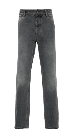 BRUNELLO CUCINELLI Men's Tapered Ankle-Length Denim Jeans