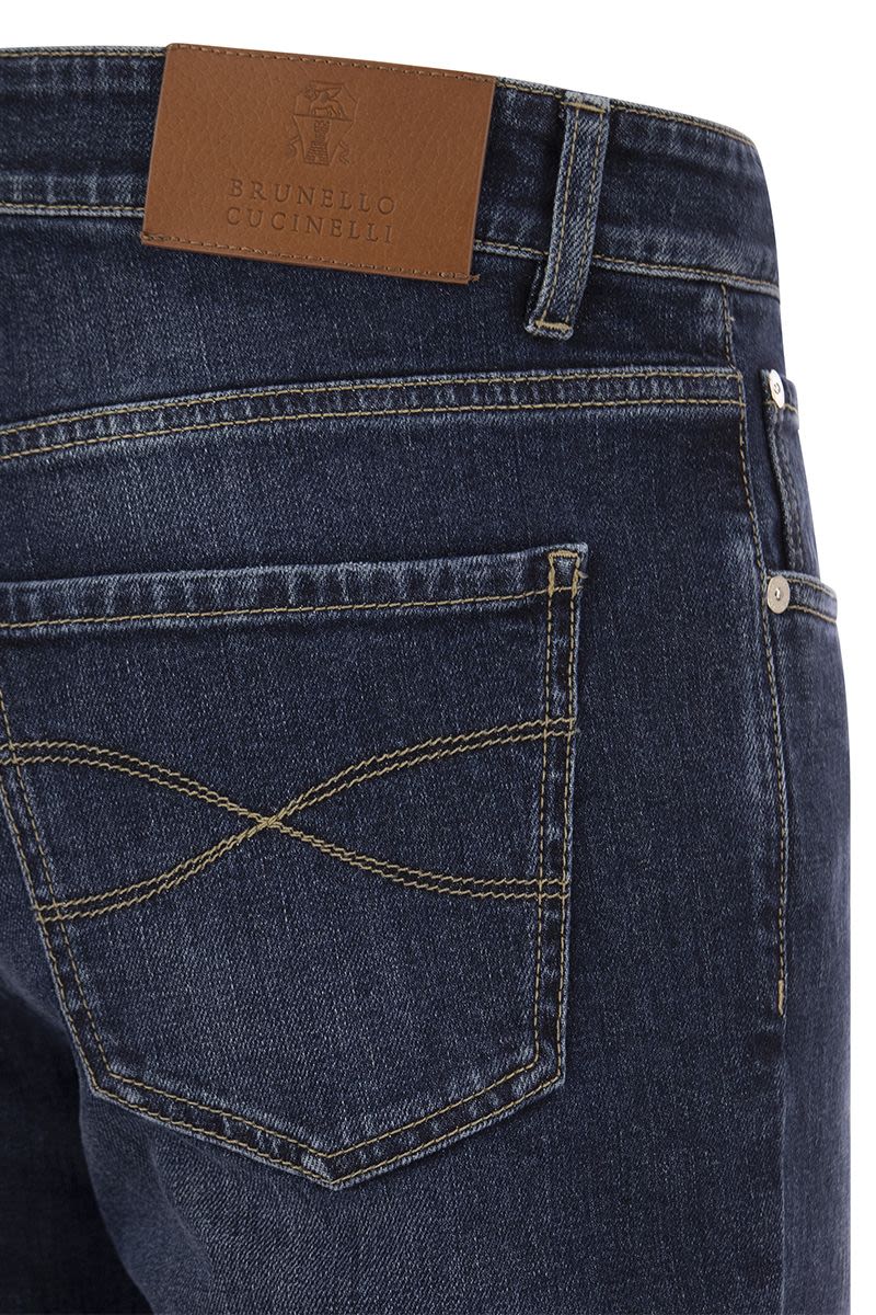 BRUNELLO CUCINELLI Elevated Blue Denim Cotton Jeans