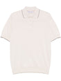 BRUNELLO CUCINELLI Cotton Knit Polo Shirt - SS25 Mini