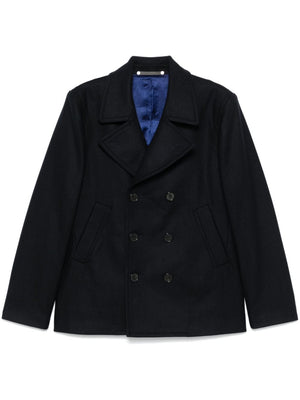 PAUL SMITH Double-Breasted Peacoat - Men's Outerwear