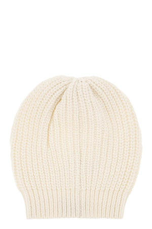 Luxurious Papalina: Cashmere & Silk Knit Cap by Brunello Cucinelli