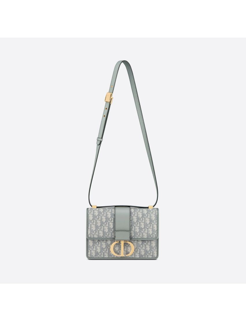 DIOR Women's Grey Multicolor Shoulder & Crossbody Fashion Bag – Medium 30 Montaigne Collection