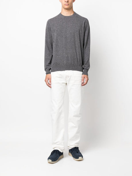 COLOMBO Men's 23FW Grey Sweater for Fall/Winter 2024