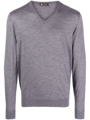 COLOMBO V-Neck Cashmere and Silk Blend Sweater