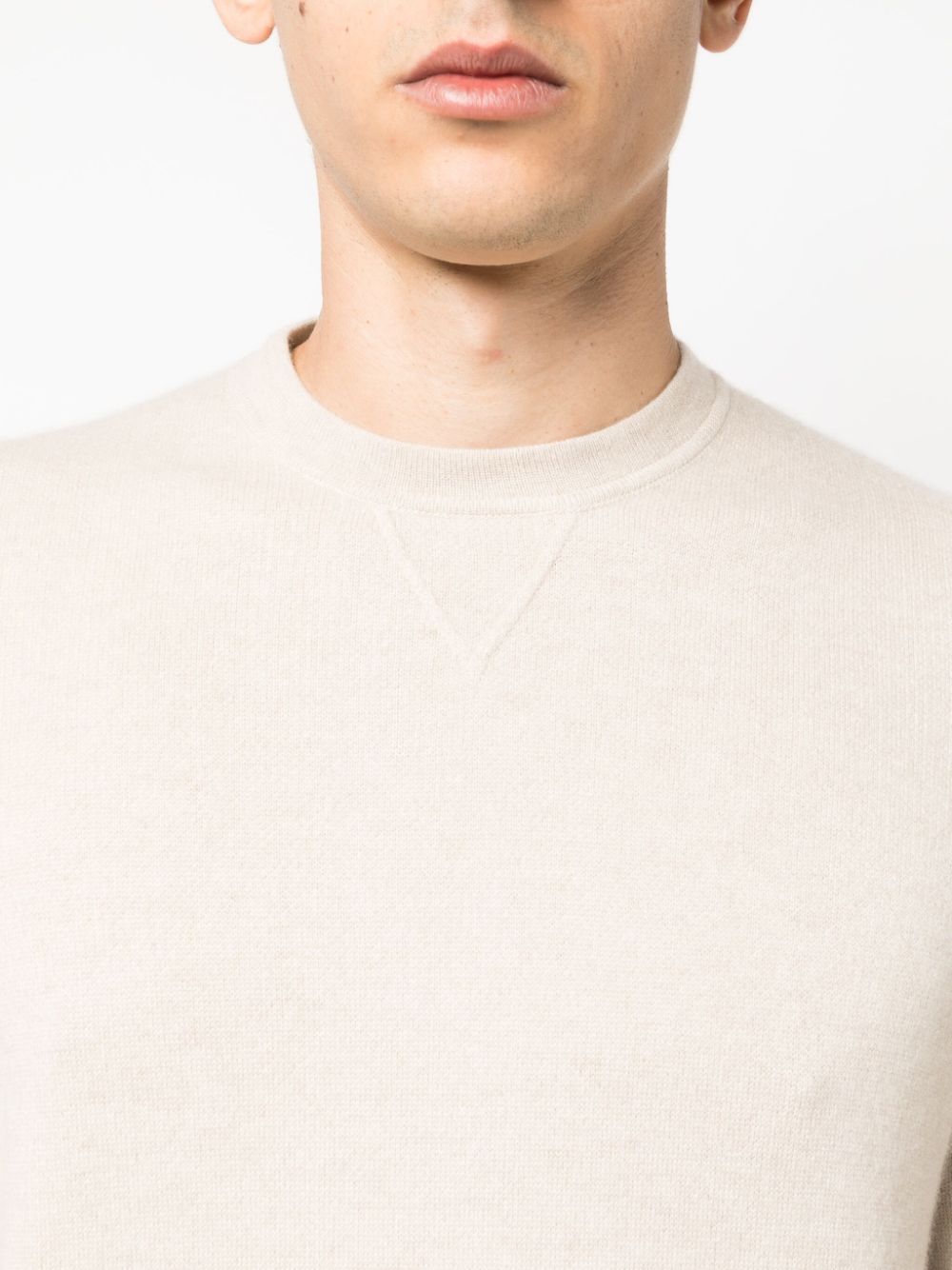 COLOMBO Men's 23FW Beige Sweater