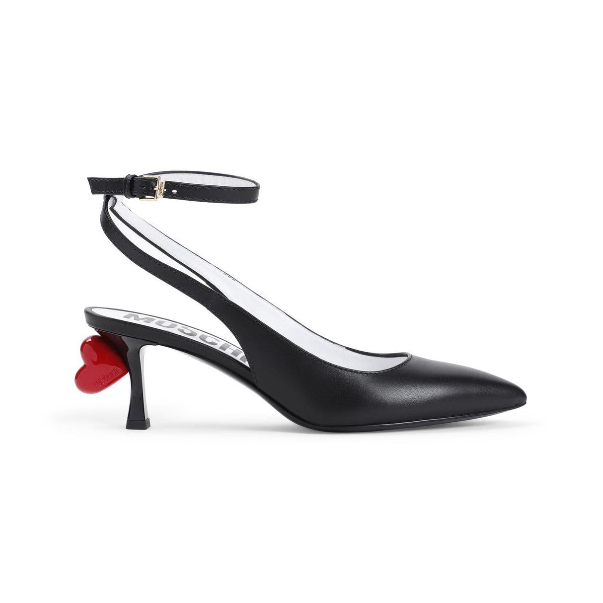 MOSCHINO COUTURE Chic Leather Pumps with 6CM Heel for Women