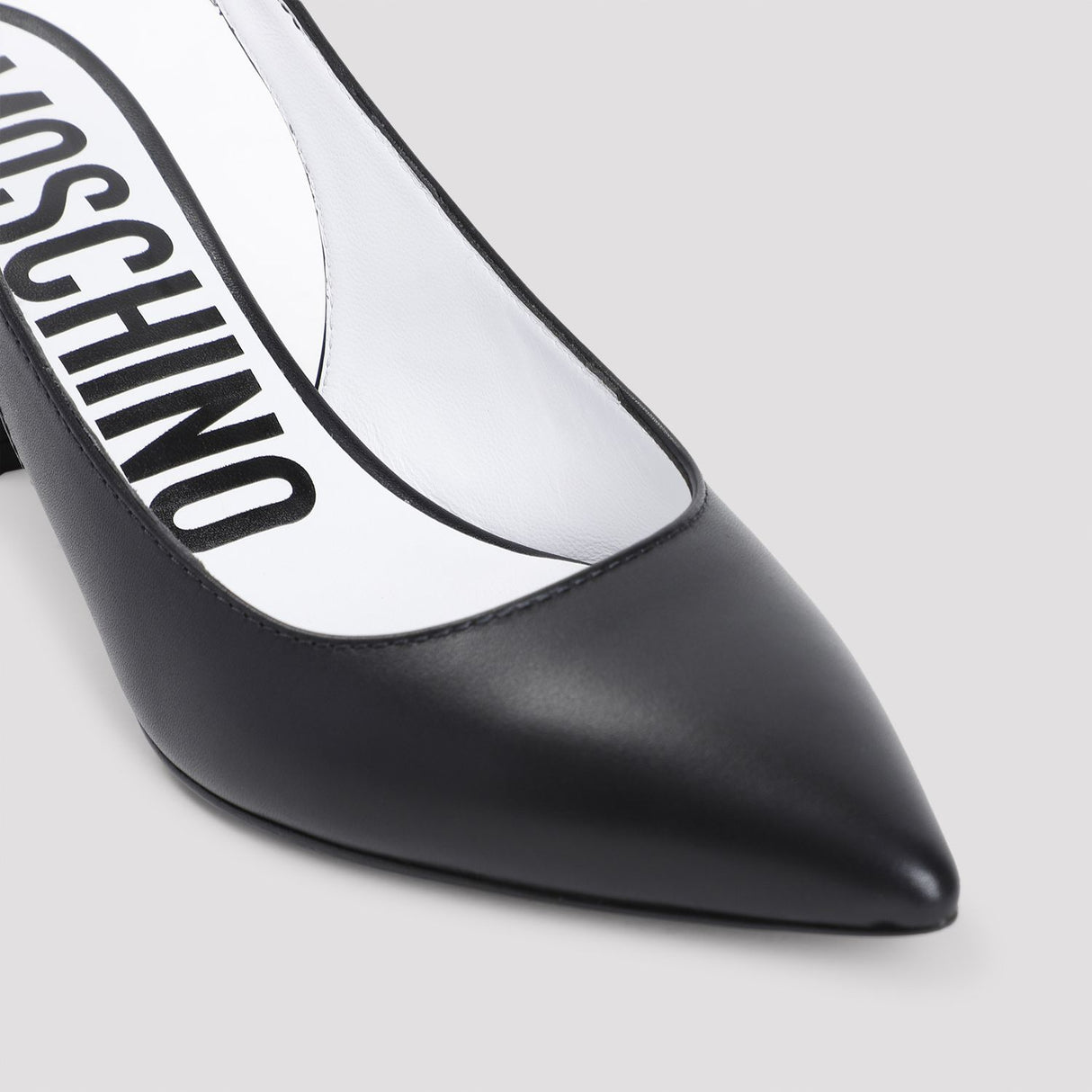 MOSCHINO COUTURE Chic Leather Pumps with 6CM Heel for Women