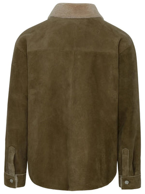 ISABEL MARANT Classy Lamb Skin Men's FW22 Outerwear Jacket in 67KI Color