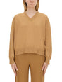 FABIANA FILIPPI Oversized V-Neck Sweater - Size S