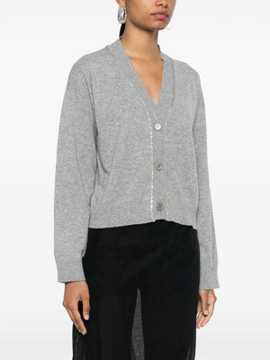 FABIANA FILIPPI V-Neck Sequin-Embellished Sweater