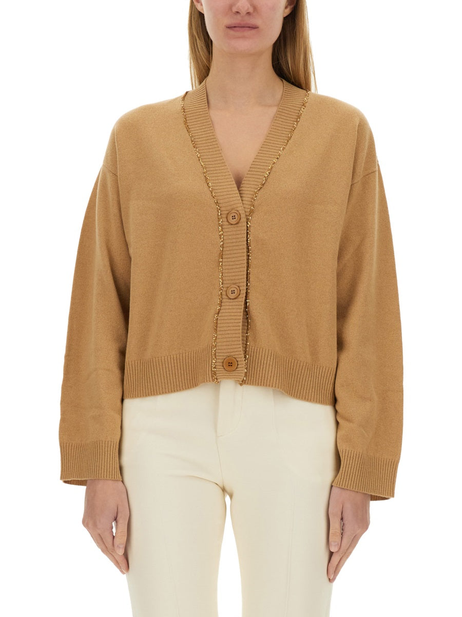 FABIANA FILIPPI Boxy Cardigan - Size 40 IT