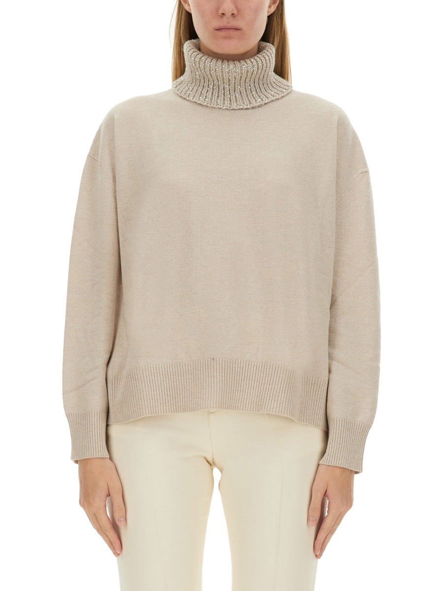 FABIANA FILIPPI Oversized Wool Cashmere Blend Sweater - Size S