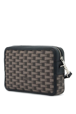 BALLY Pennant Print Mini Pouch Handbag