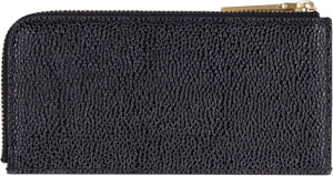 THOM BROWNE Men's Grain Leather Cardholder for FW23