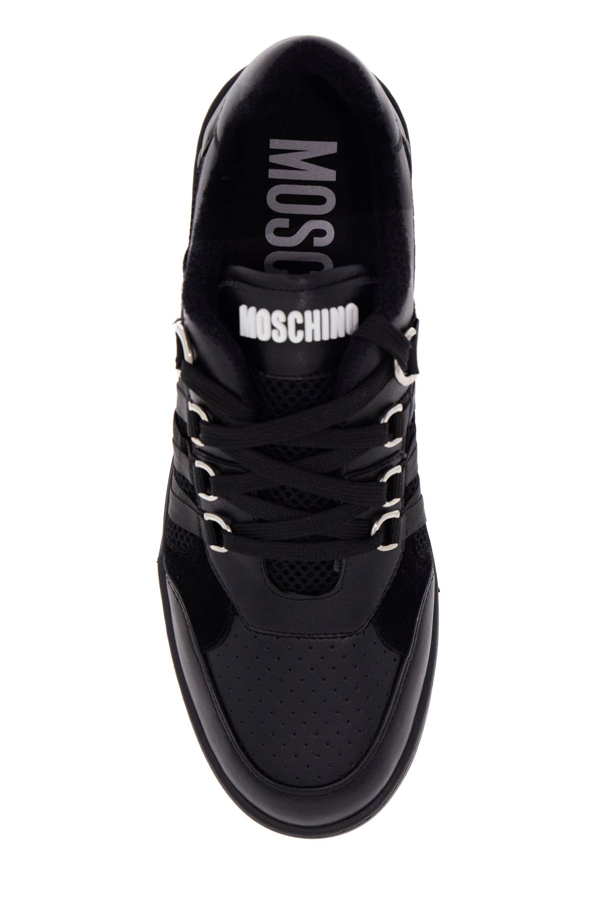 MOSCHINO COUTURE Streetball-Inspired High-Top Sneakers for Men