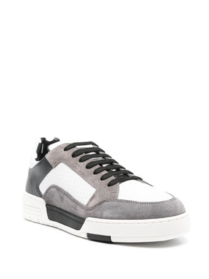 MOSCHINO COUTURE Panelled Leather Sneakers