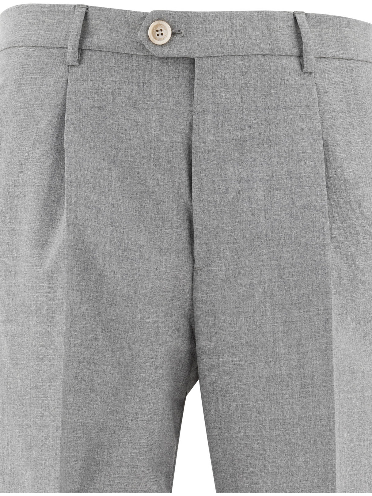 BRUNELLO CUCINELLI Classic Wool Trousers for Men