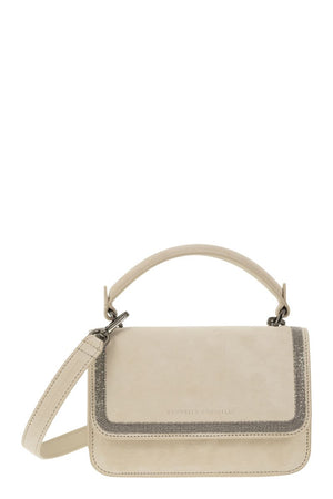 BRUNELLO CUCINELLI Contemporary Suede Handbag for Women - Elegant and Refined