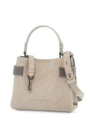 BRUNELLO CUCINELLI Mini Suede Essence Handbag