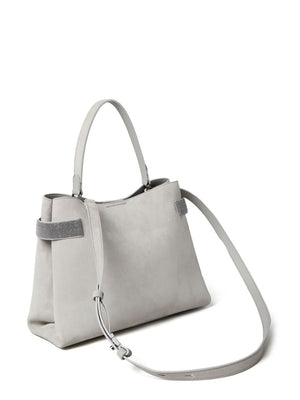 BRUNELLO CUCINELLI Essence Mini Suede Handbag