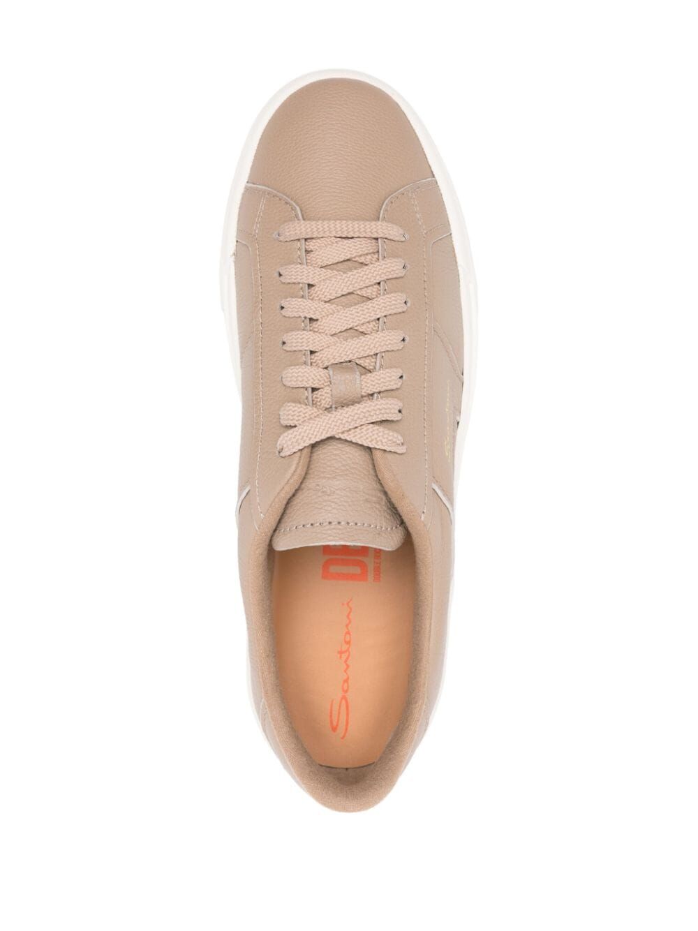 SANTONI Elegant Leather Sneakers for Men