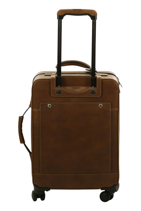 BRUNELLO CUCINELLI Elegant Calfskin Trolley Bag 42x65x24cm