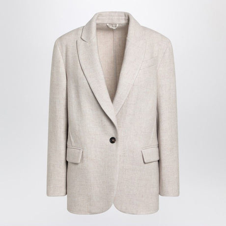 BRUNELLO CUCINELLI Single-Breasted Cashmere Jacket