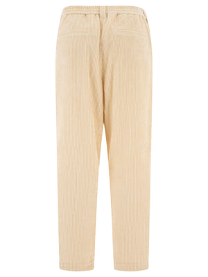 BRUNELLO CUCINELLI Baggy Corduroy High-Rise Trousers