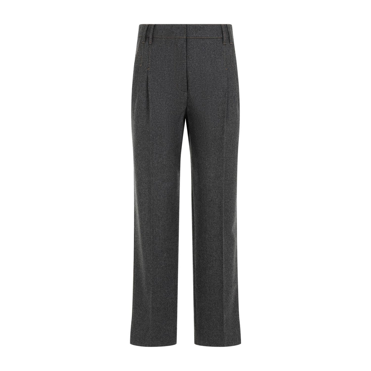 BRUNELLO CUCINELLI Luxurious Cropped Flannel Pants