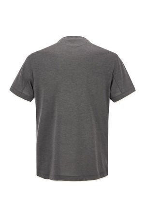 BRUNELLO CUCINELLI Layered Silk and Cotton T-Shirt for Men