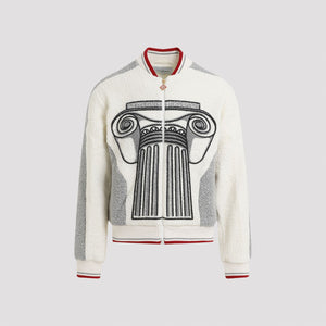 CASABLANCA Embroidered Cashmere Terry Jacket for Men