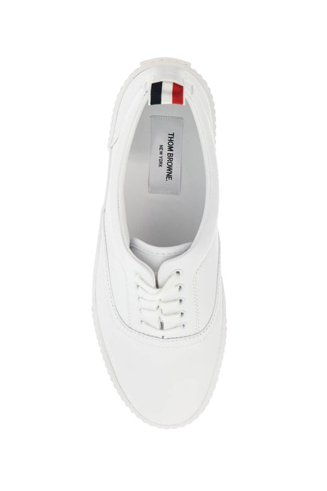 THOM BROWNE Heritage Leather Sneaker for Men