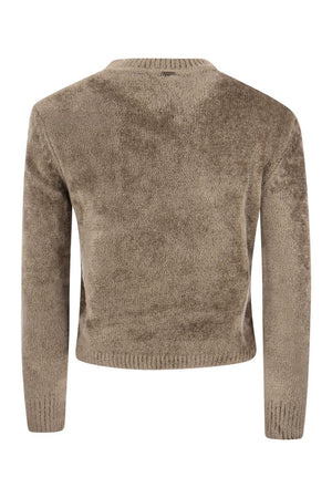 HERNO Chenille Knit Pullover for Women - FW23