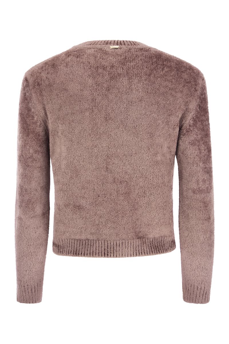 HERNO Chenille Knit Pullover for Women - FW23