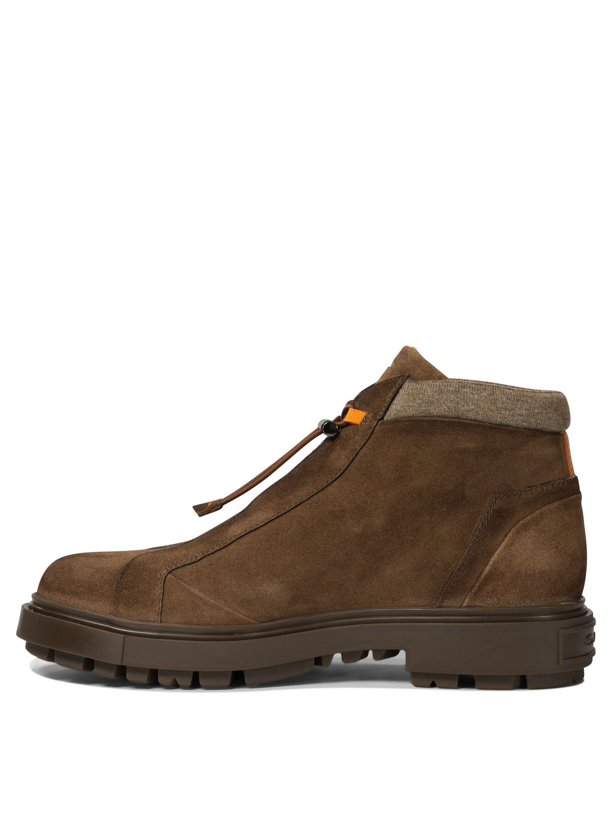 SANTONI Men's Mountain-Inspired Ankle Boots