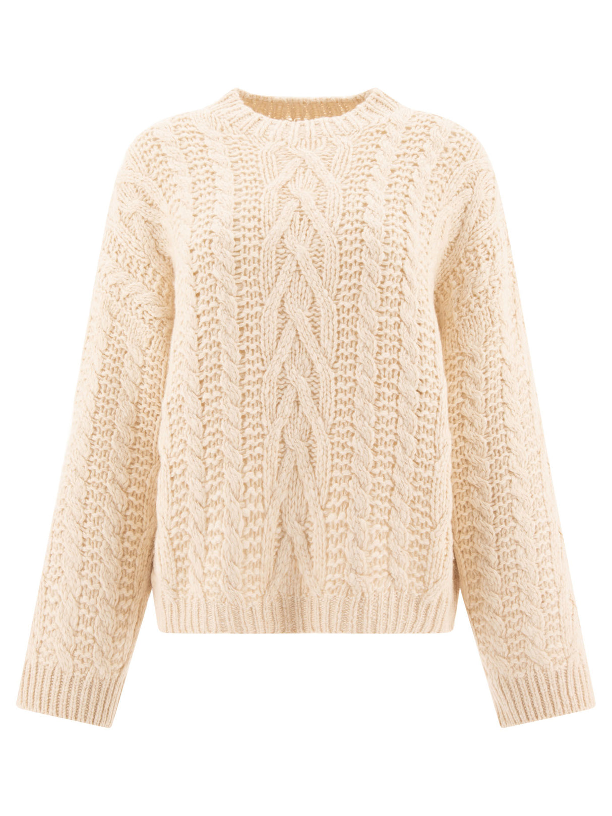 BRUNELLO CUCINELLI Luxurious Cable-Knit Cashmere Blend Sweater