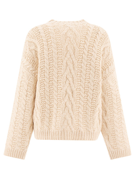 BRUNELLO CUCINELLI Luxurious Cable-Knit Cashmere Blend Sweater