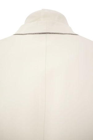 BRUNELLO CUCINELLI Elegant and Versatile Linen-Blend Jacket