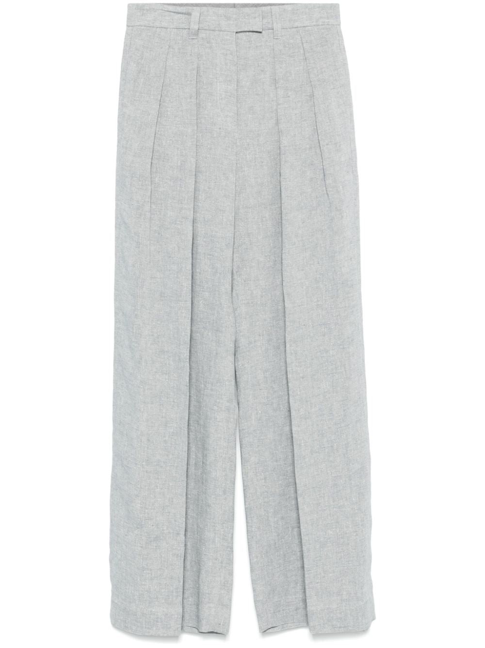 BRUNELLO CUCINELLI Linen Wide-Leg Trousers for Women