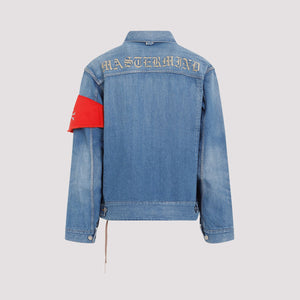 MASTERMIND JAPAN Navy Denim Jacket for Men