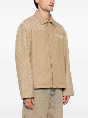 MARINE SERRE Classic Moon Motif Jacquard Jacket for Men