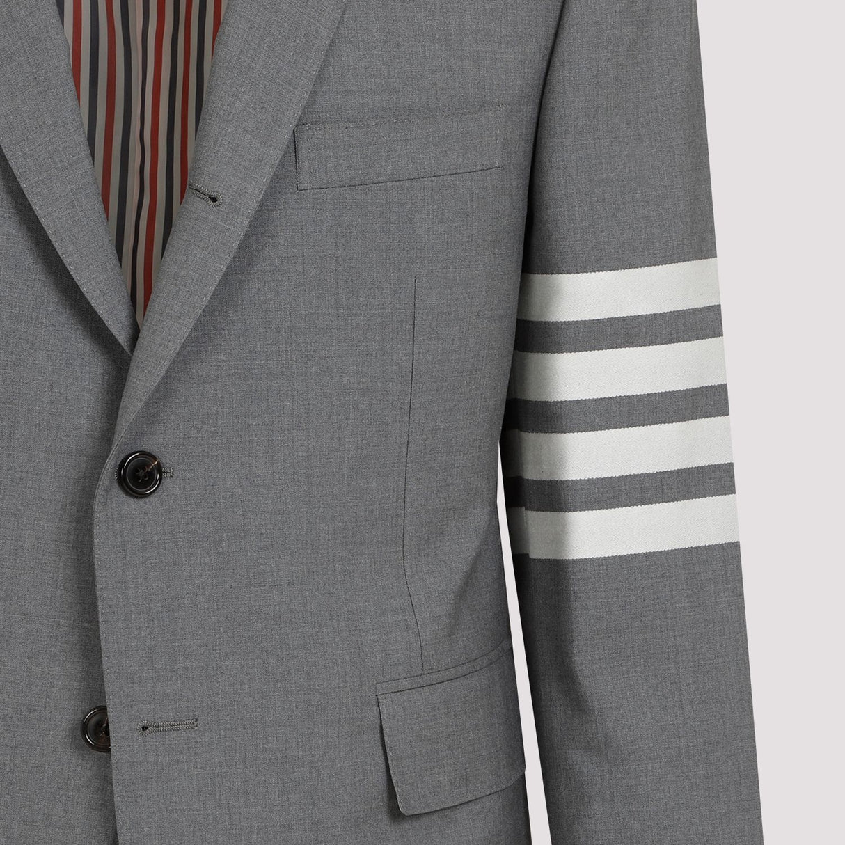 THOM BROWNE Blue Wool Blazer for Men - FW23 Collection