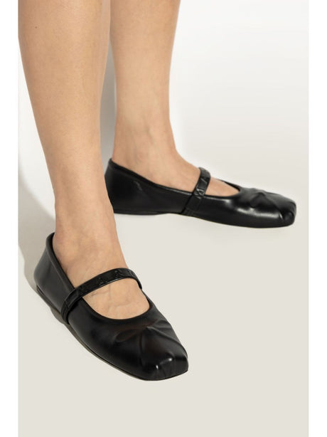 MARNI Logo Embossed Ballet Flats for Women