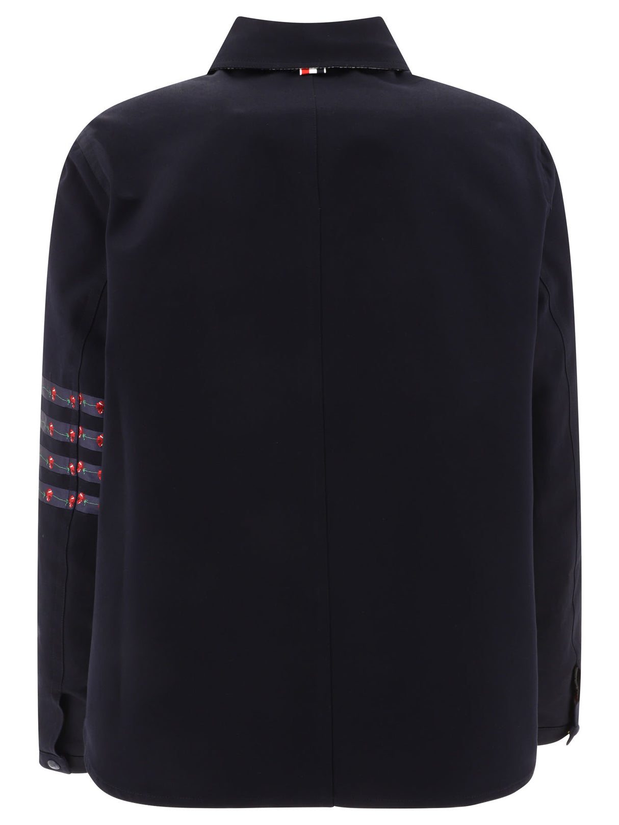 THOM BROWNE Classic Blue Jacket for Men - 24FW Collection