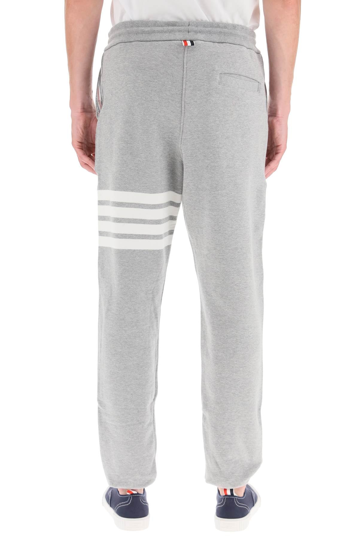 THOM BROWNE Men's Comfortable Cotton Jogging Trousers