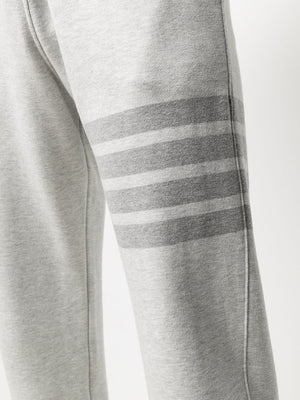 THOM BROWNE Men's Drawstring Sweatpants in Grey